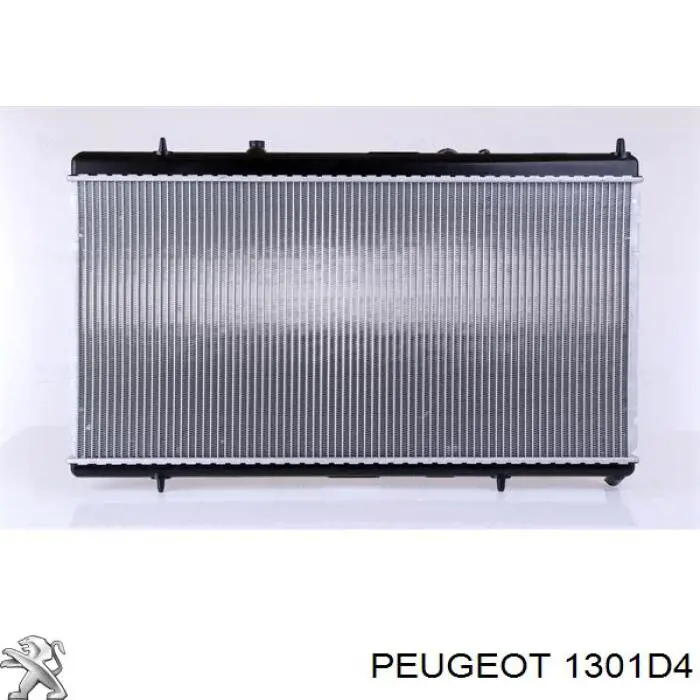 1301D4 Peugeot/Citroen Радіатор охолодження двигуна