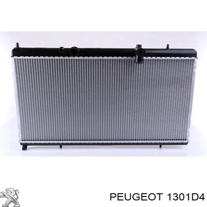 1301D4 Peugeot/Citroen радіатор охолодження двигуна