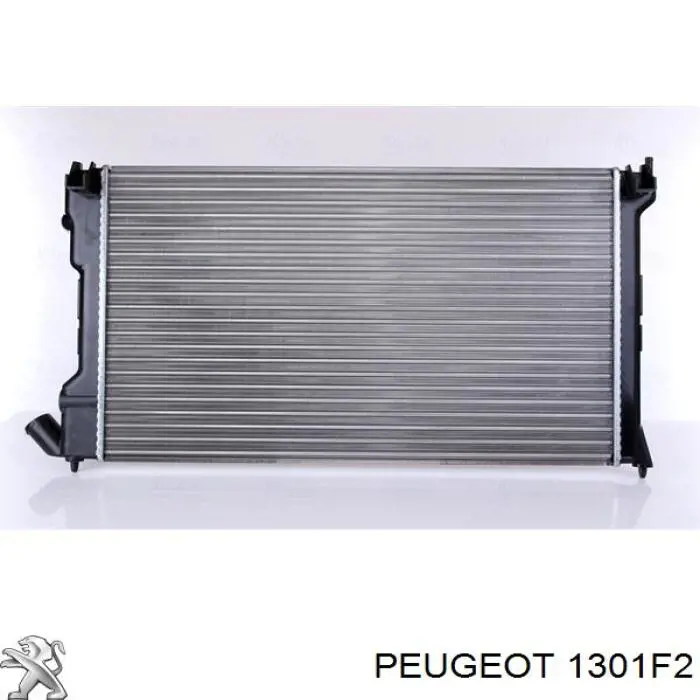 1301F2 Peugeot/Citroen радіатор охолодження двигуна