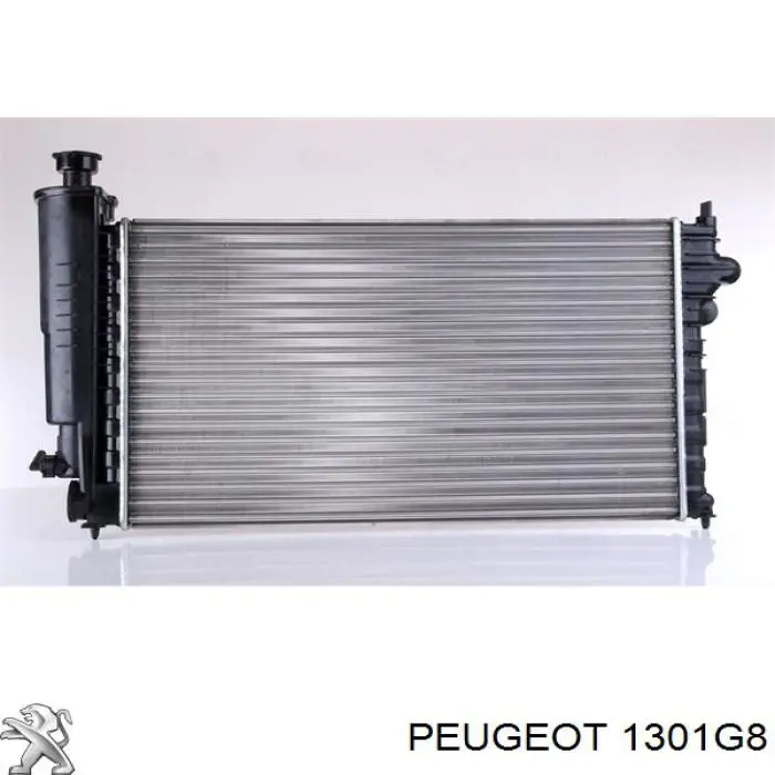 1301G8 Peugeot/Citroen радіатор охолодження двигуна