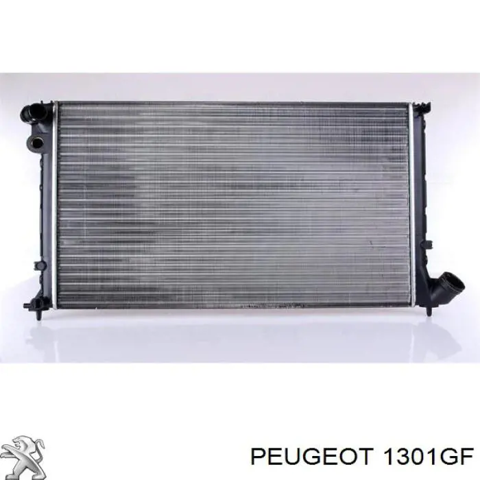 1301GF Peugeot/Citroen радіатор охолодження двигуна