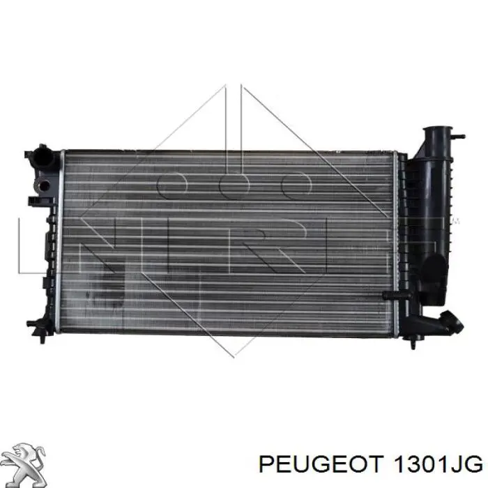 1301JG Peugeot/Citroen радіатор охолодження двигуна