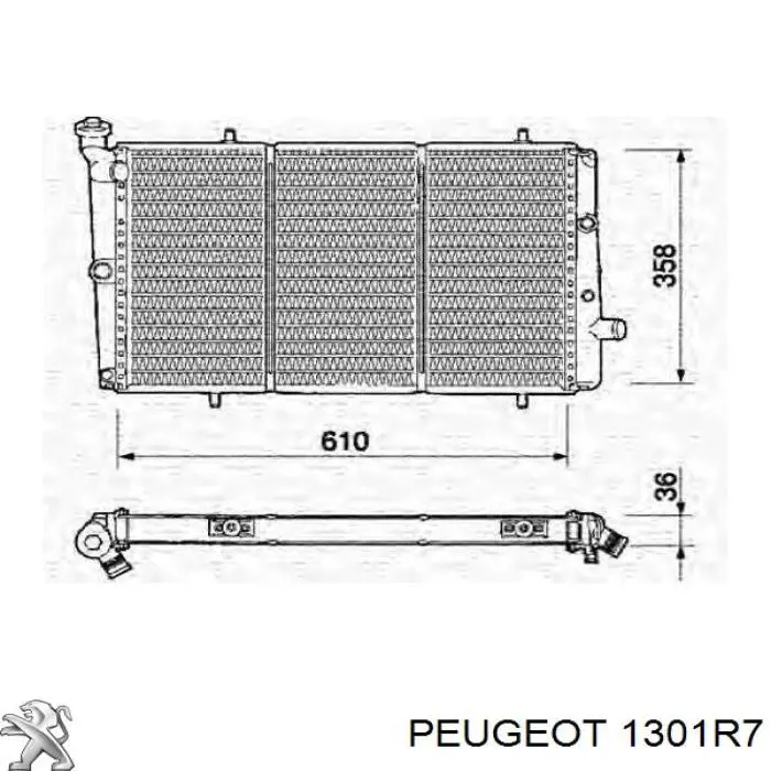 Радіатор 573708A4 Polcar