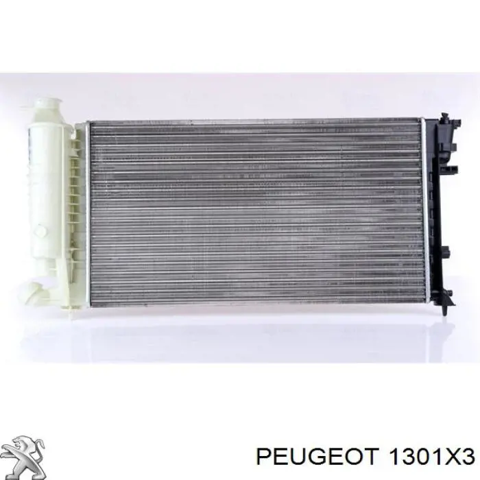 1301X3 Peugeot/Citroen радіатор охолодження двигуна