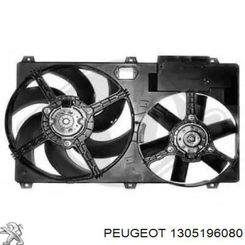 Купити 1305196080 Peugeot/Citroen Дифузор вентилятора