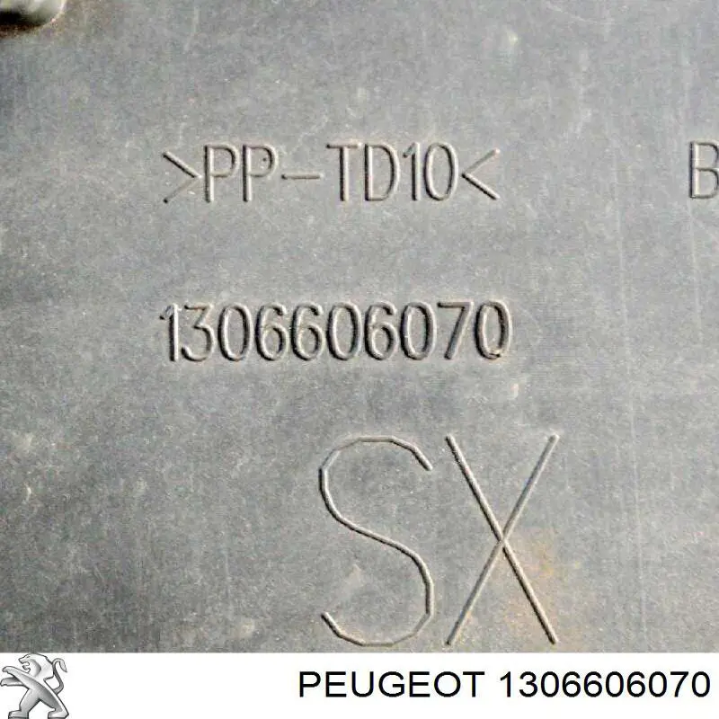 Молдинг бічний (зсувний) двері Peugeot/Citroen 1306606070