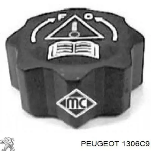 1306C9 Peugeot/Citroen кришка/пробка розширювального бачка