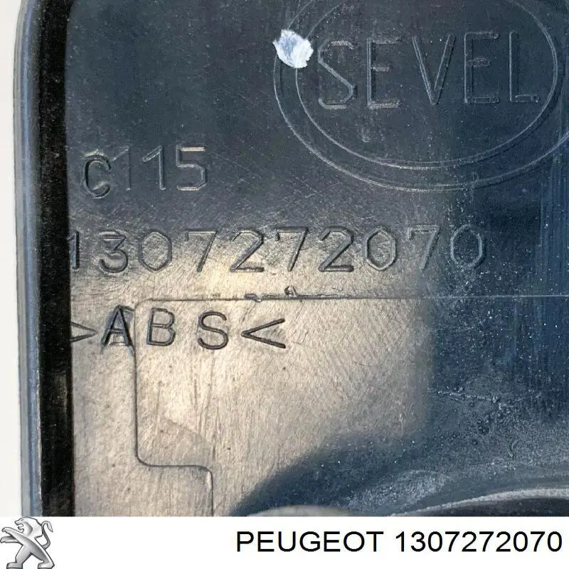 1307272070 Peugeot/Citroen ліхтар підсвічування заднього номерного знака