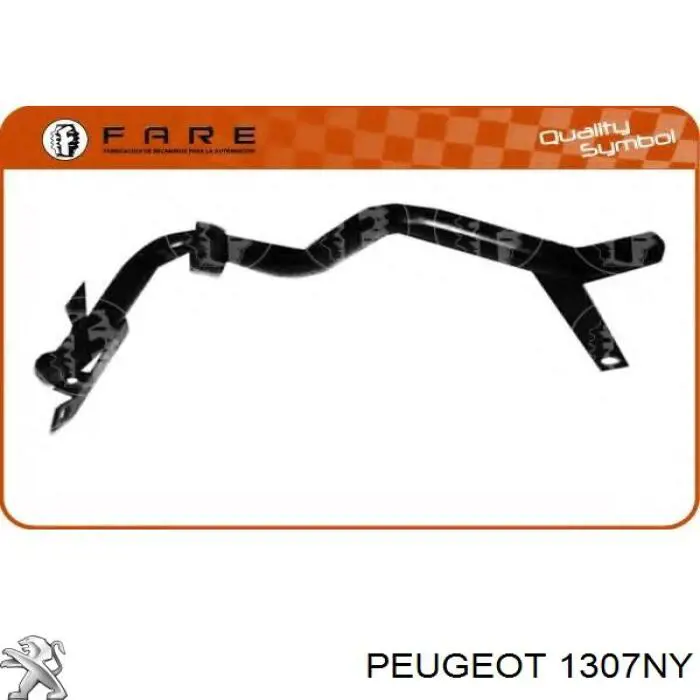 Шланг/патрубок системи охолодження Peugeot/Citroen 1307NY ціна, від 21.54 USD