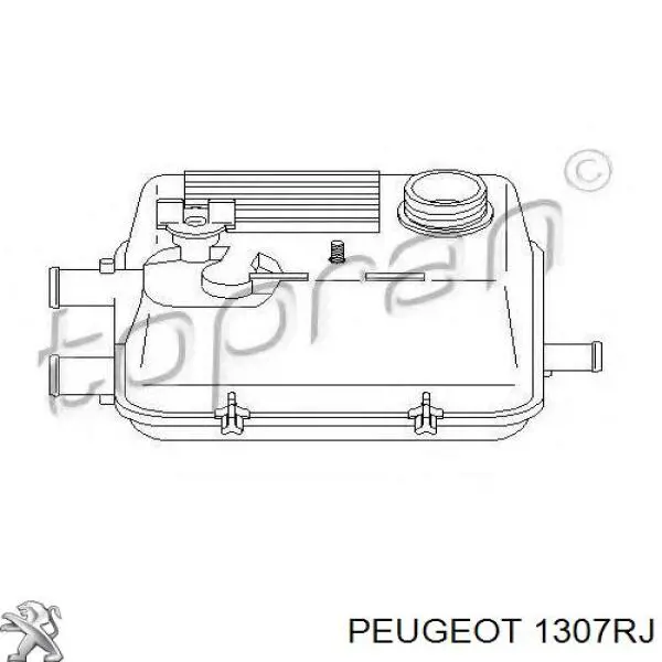 Бачок системи охолодження двигуна розширювальний 1307RJ PEUGEOT