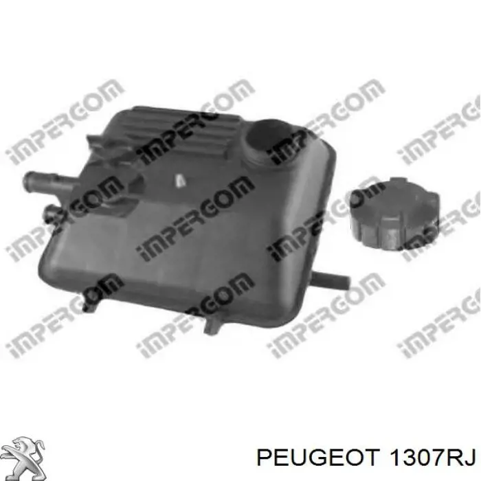 Бачок системи охолодження двигуна розширювальний Peugeot/Citroen 1307RJ ціна, від 23.99 USD