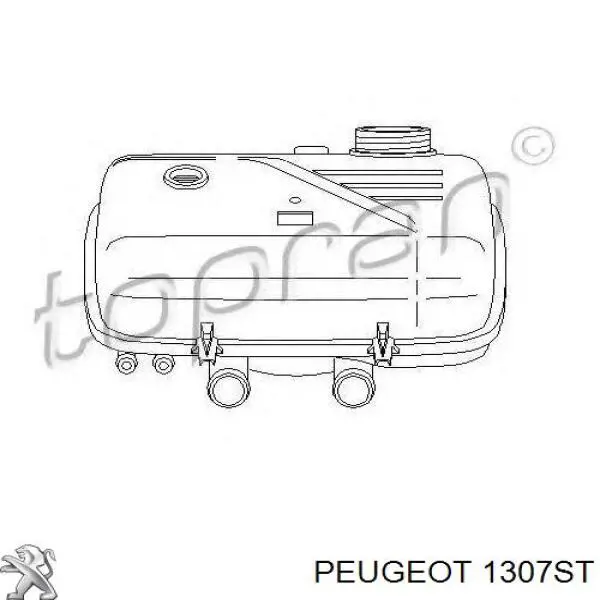 Бачок системи охолодження двигуна розширювальний Peugeot/Citroen 1307ST ціна, від 22.53 USD