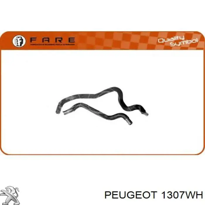 Шланг/патрубок системи охолодження Peugeot/Citroen 1307WH ціна, від 8.42 USD