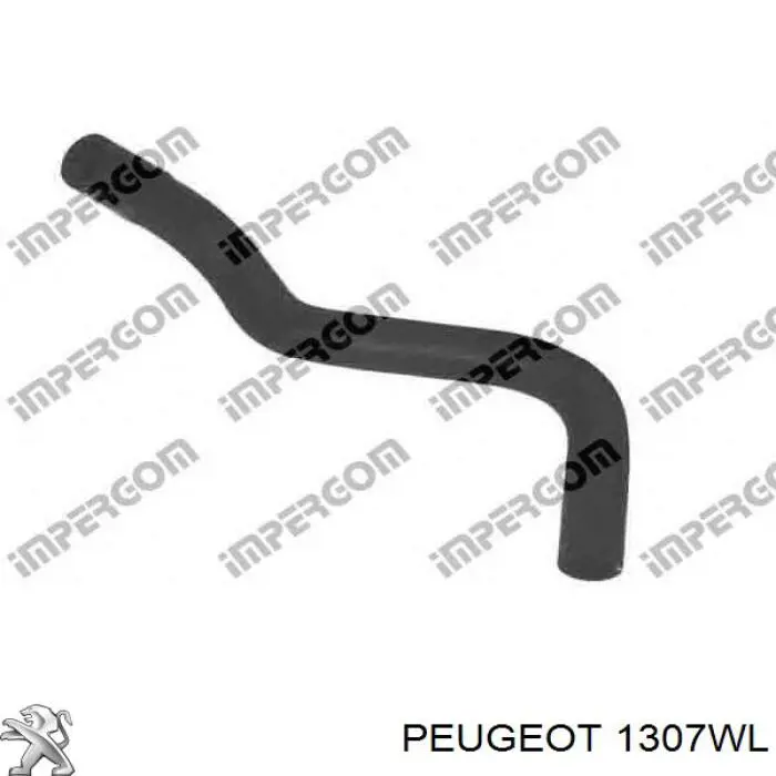 Купити 1307WL Peugeot/Citroen Шланг/патрубок радіатора охолодження, верхній