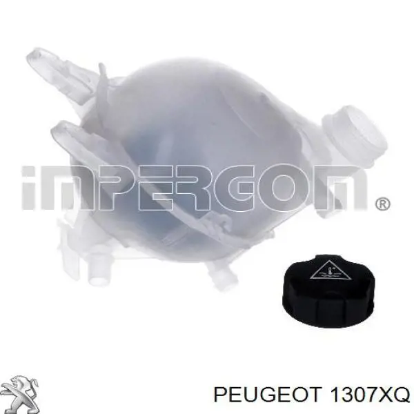 Бачок системи охолодження двигуна розширювальний 1307XQ PEUGEOT