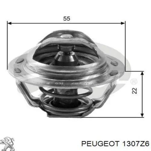 Шланг/патрубок системи охолодження Peugeot/Citroen 1307Z6 ціна, від 7.21 USD