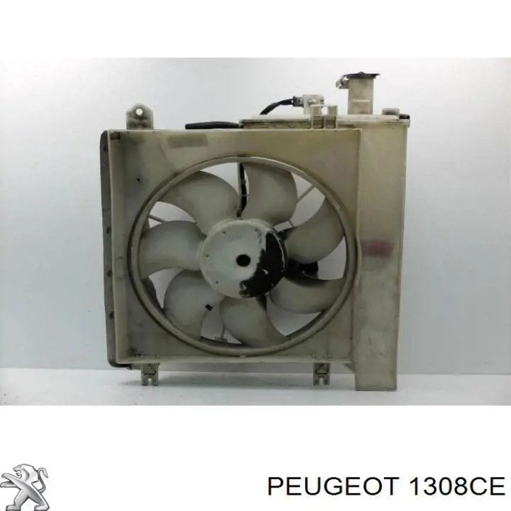 1308CE Peugeot/Citroen дифузор (кожух радіатора охолодження)