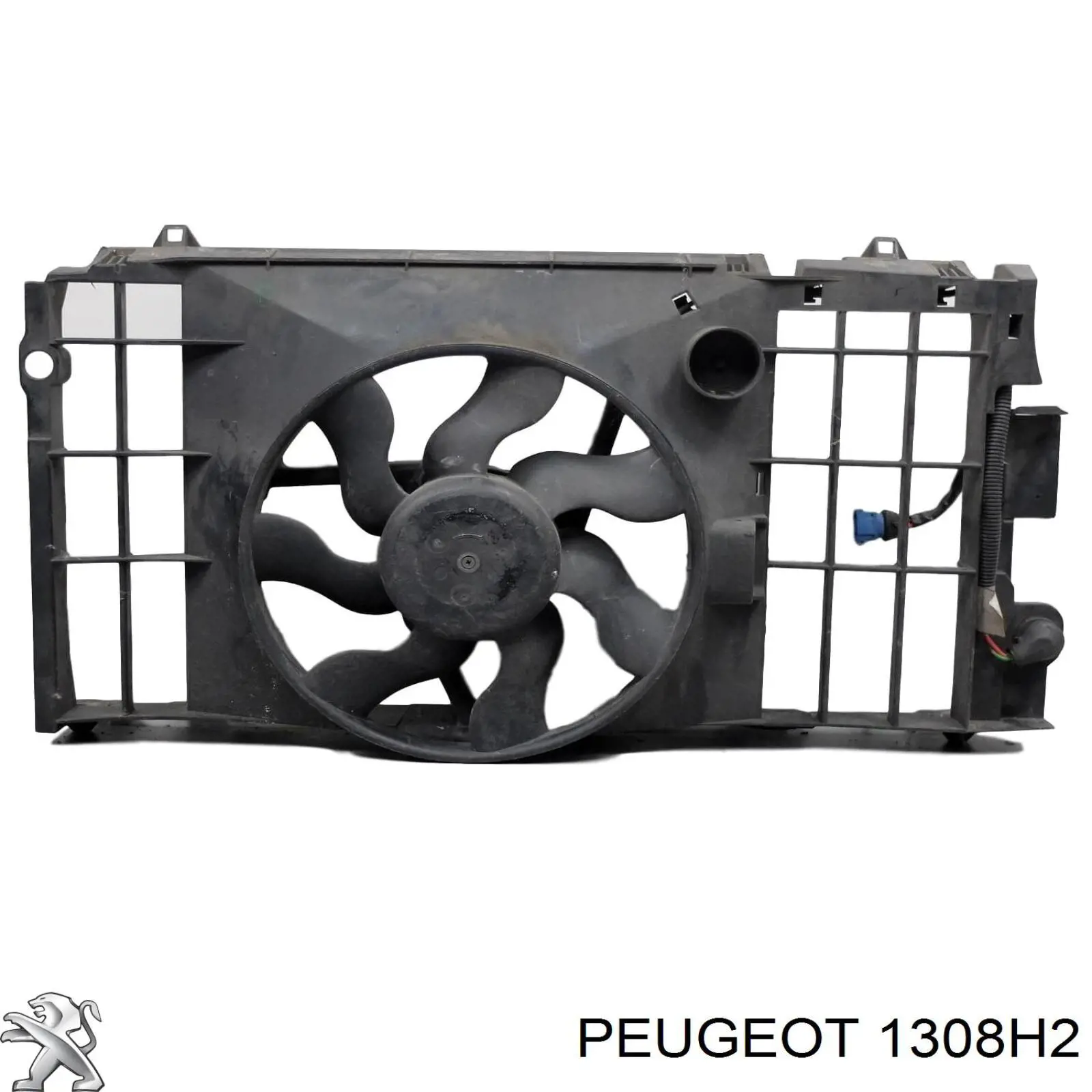 1308H2 Peugeot/Citroen дифузор (кожух радіатора охолодження)
