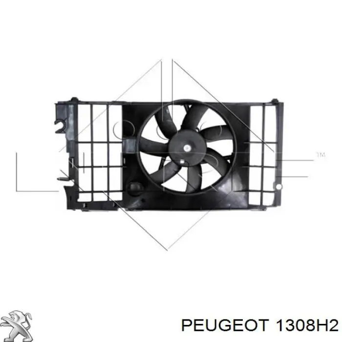  Дифузор (кожух) радіатора охолодження Peugeot 306 