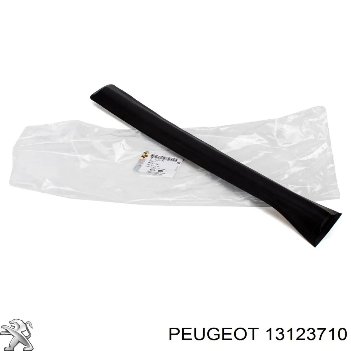 Накладка стійки кузова зовнішня, центральна ліва 13123710 Peugeot/Citroen