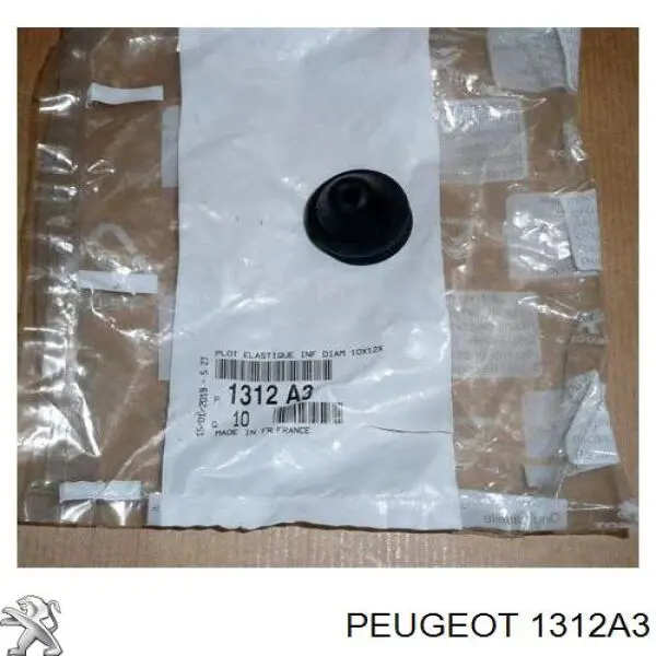 00001312A3 Peugeot/Citroen подушка радіатора охолодження, нижня