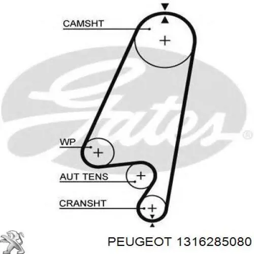 Рульова рейка 1316285080 Peugeot/Citroen