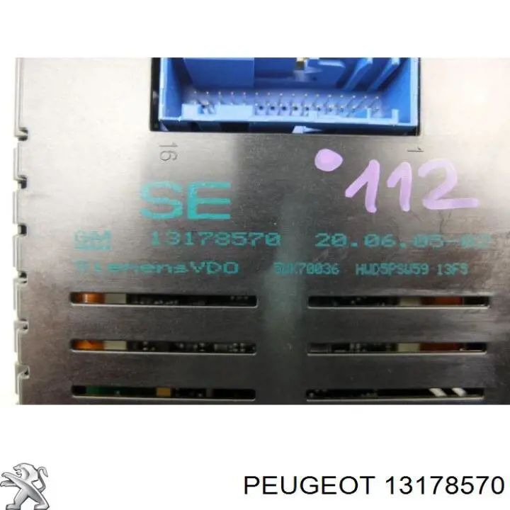 Дисплей багатофункціональний 13178570 Peugeot/Citroen