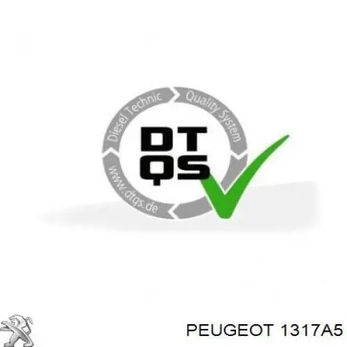 Купити 1317A5 Peugeot/Citroen Шланг/патрубок радіатора охолодження, верхній