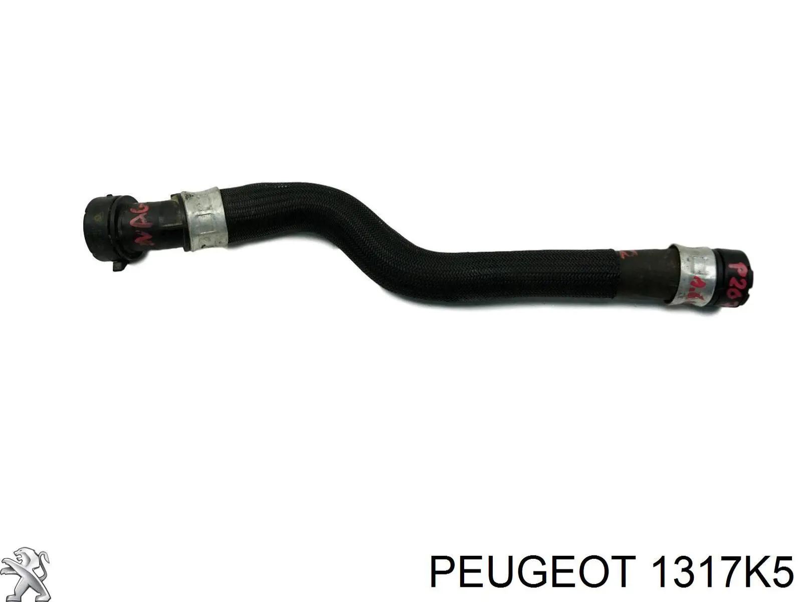 Шланг розширювального бачка, нижній Peugeot/Citroen 1317K5 ціна, від 22.58 USD