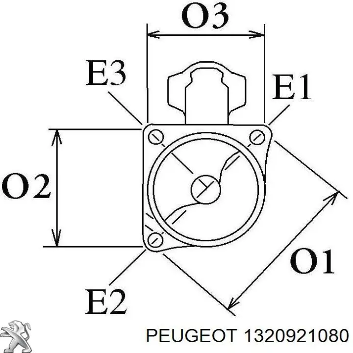 Стартер Peugeot/Citroen 1320921080 ціна, від 69.99 USD