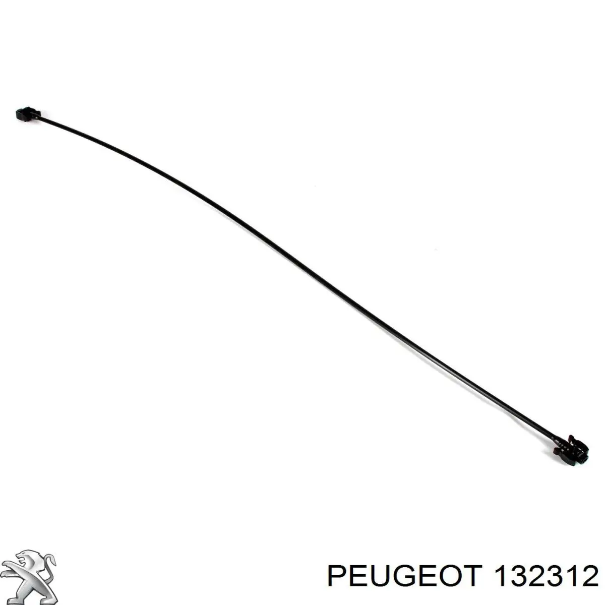 132312 Peugeot/Citroen шланг розширювального бачка, верхній