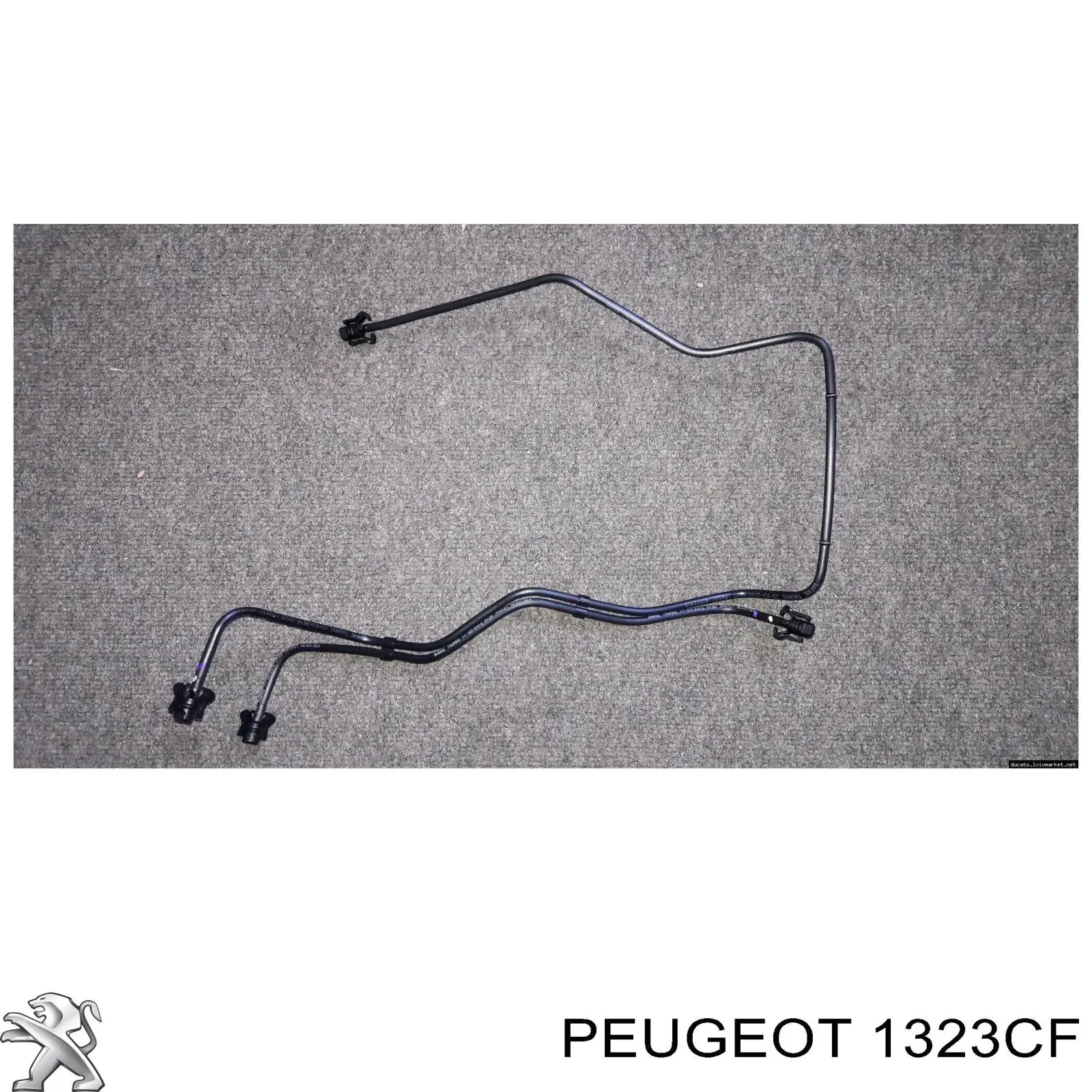 Шланг розширювального бачка, верхній Peugeot/Citroen 1323CF ціна, від 7.02 USD