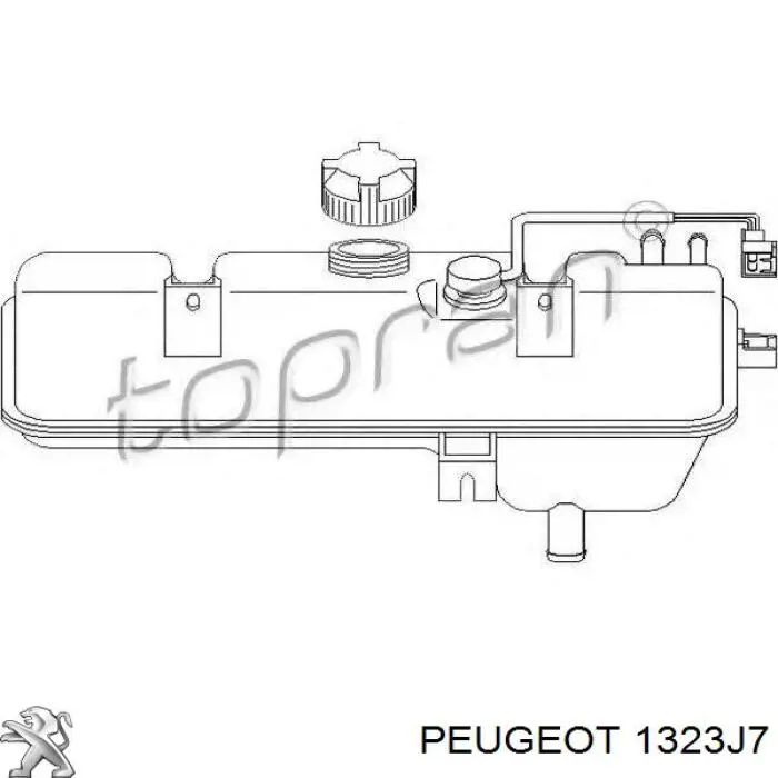 Бачок системи охолодження SDA603 GP