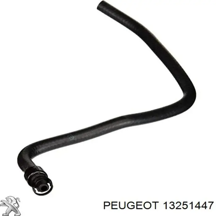 13251447 Peugeot/Citroen Шланг розширювального бачка, верхній