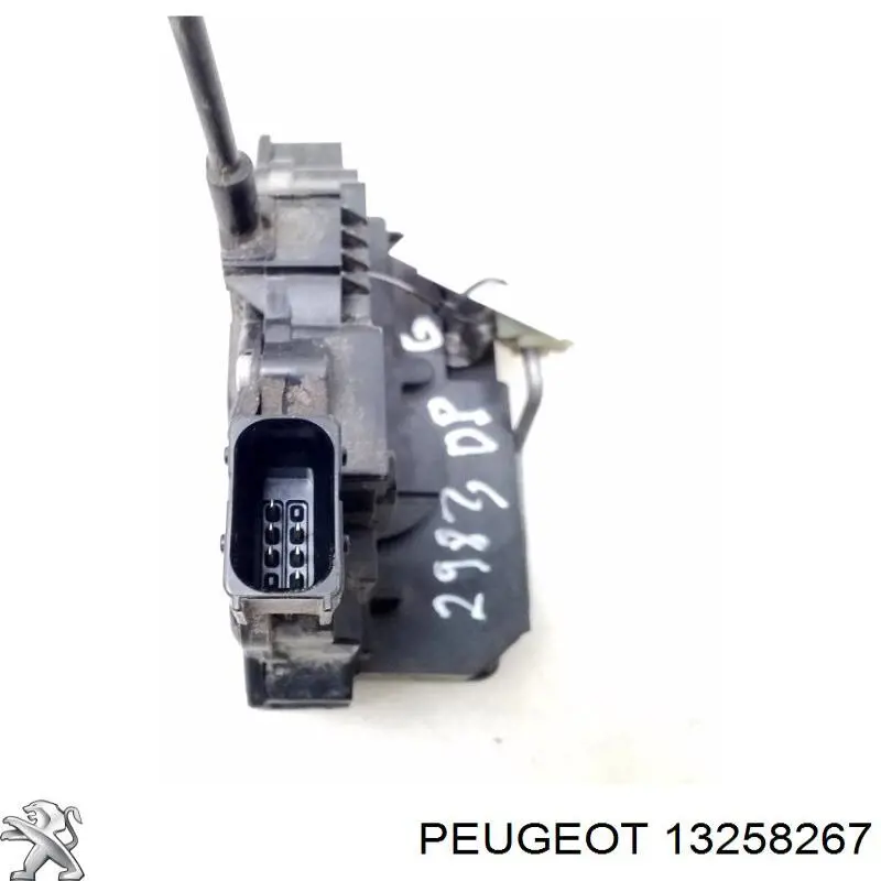 0133257 Opel Замок задньої дверї, правої