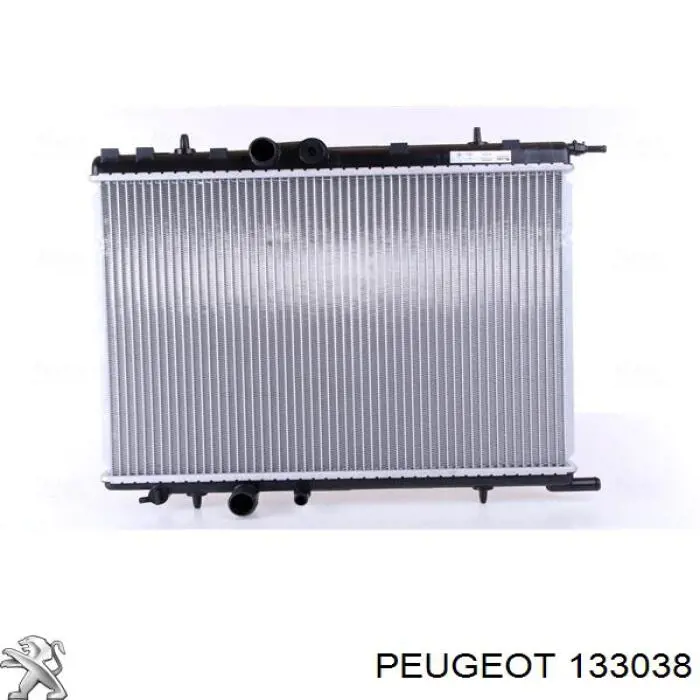 Радіатор 133038 Peugeot/Citroen
