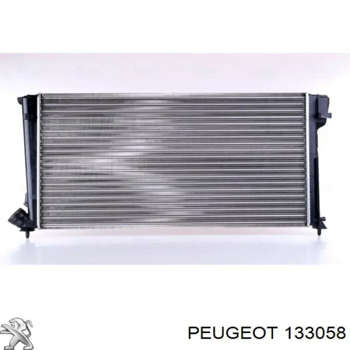 133058 Peugeot/Citroen радіатор охолодження двигуна