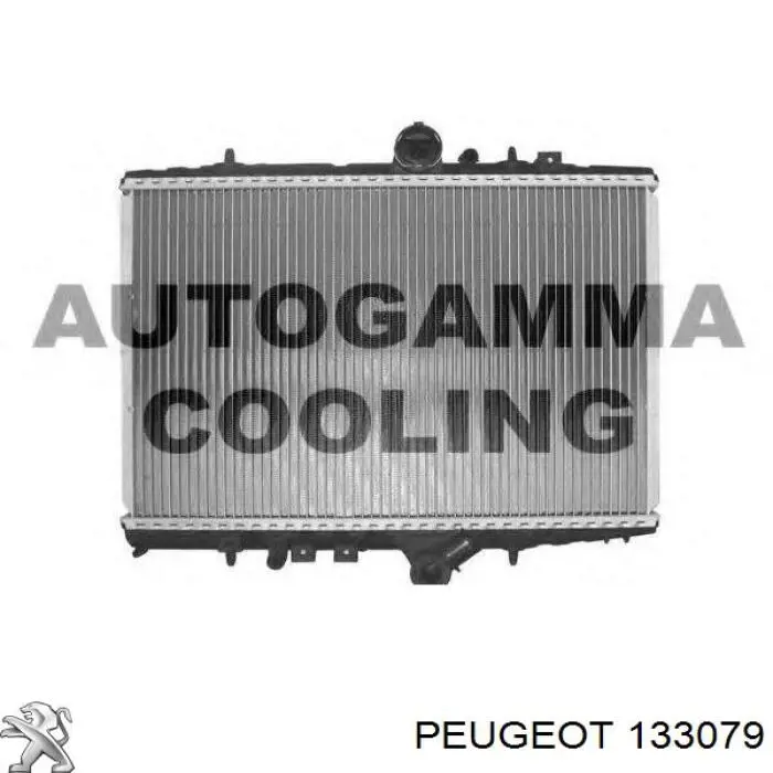133079 Peugeot/Citroen радіатор охолодження двигуна