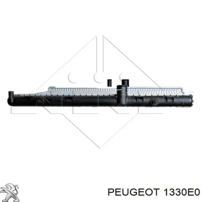 1330E0 Peugeot/Citroen радіатор охолодження двигуна