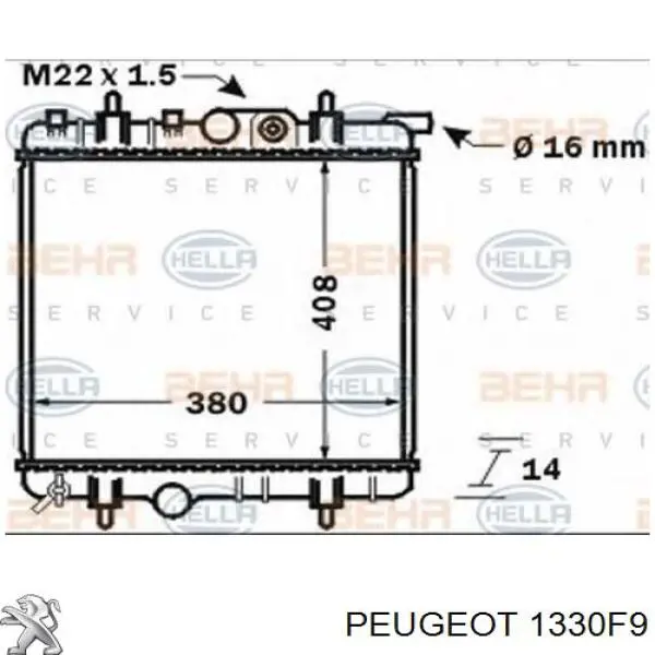 Радіатор основний Magneti Marelli 350213194100 ціна, від 47.69 USD