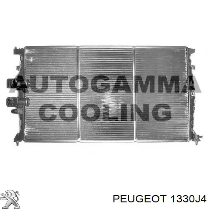96200026 Peugeot/Citroen радіатор охолодження двигуна