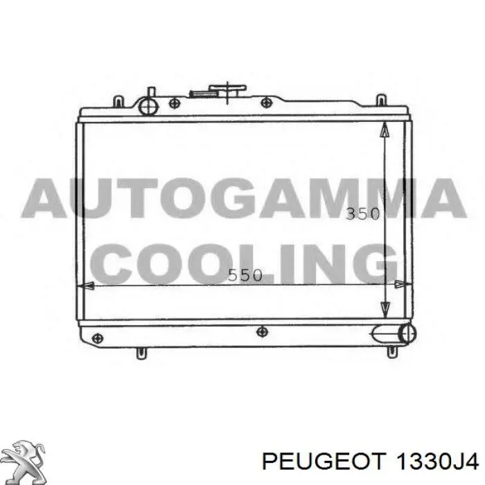 Купити 574608A7 Polcar Радіатор двигуна