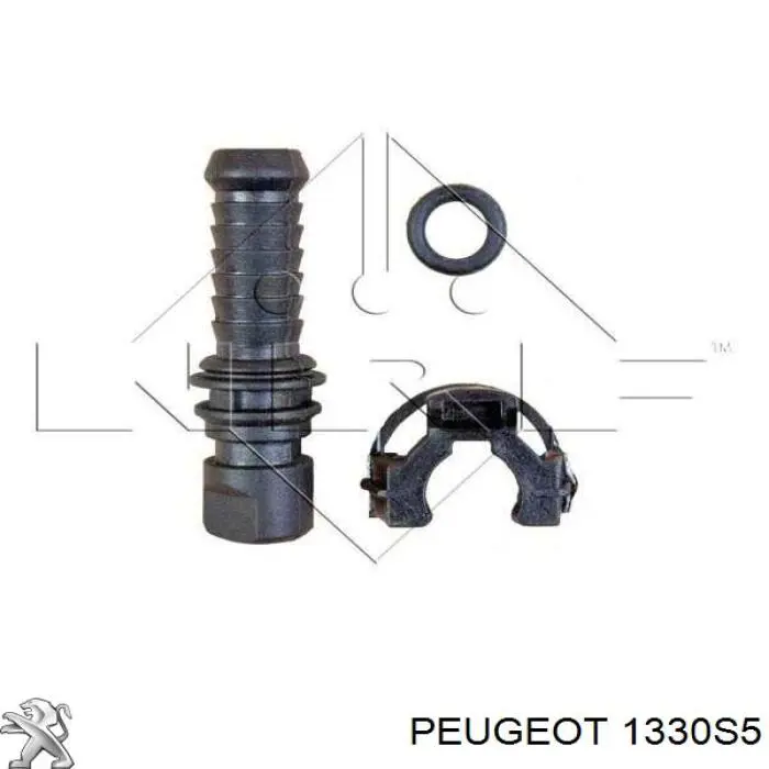 1330S5 Peugeot/Citroen радіатор охолодження двигуна