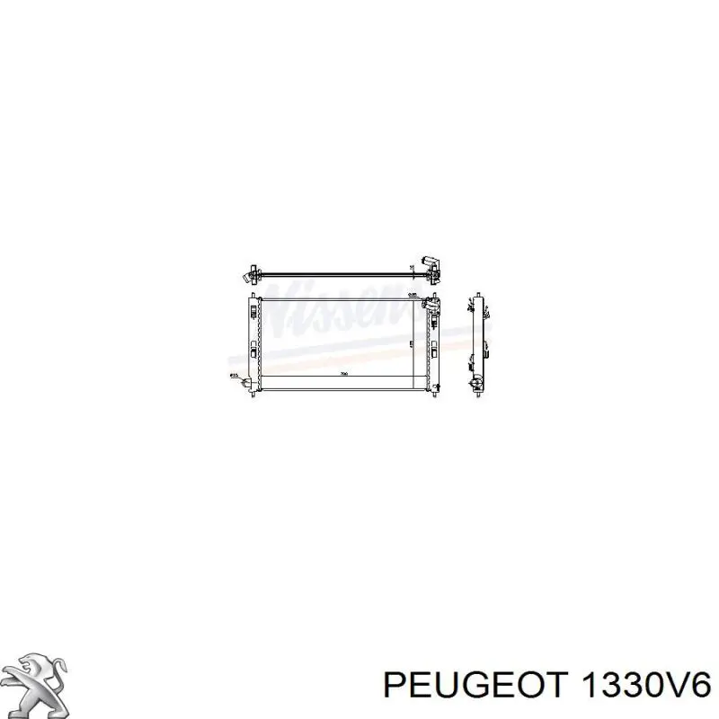Купити 1330V6 Peugeot/Citroen Радіатор двигуна