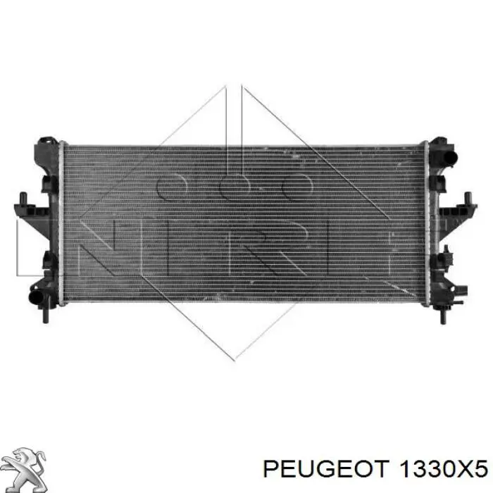 1330X5 Peugeot/Citroen радіатор охолодження двигуна