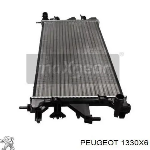 1330X6 Peugeot/Citroen радіатор охолодження двигуна