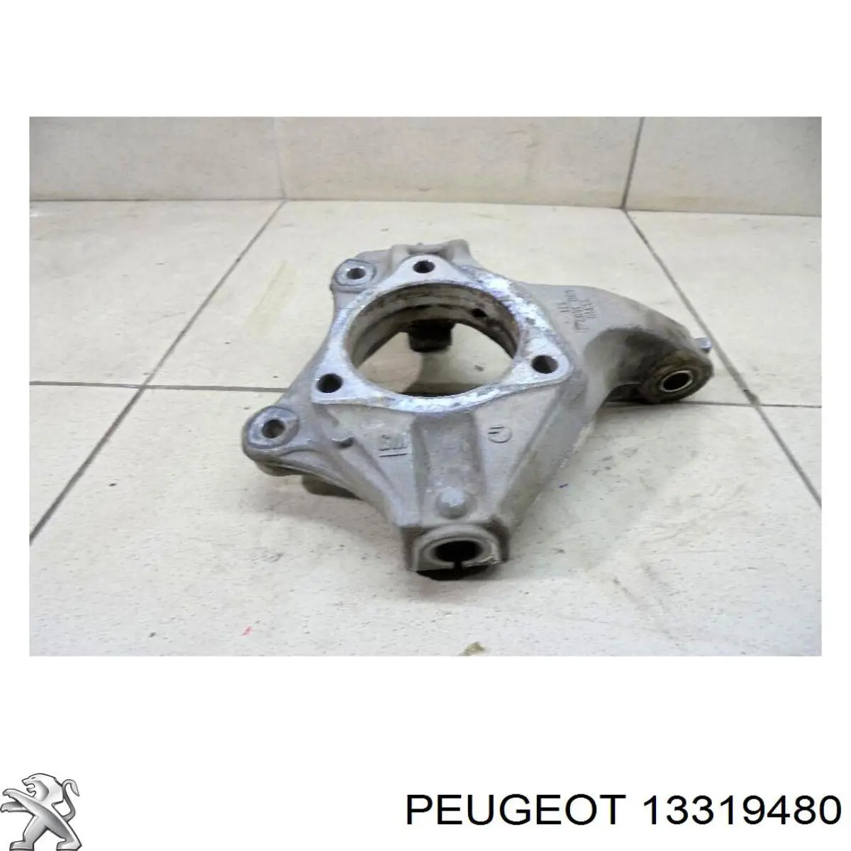 13319480 Peugeot/Citroen цапфа - поворотний кулак передній, лівий