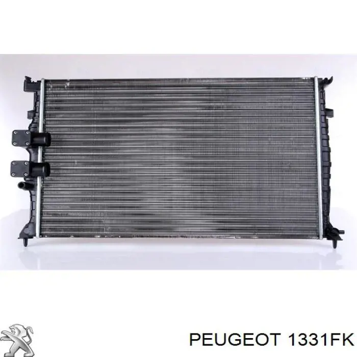 1331FK Peugeot/Citroen радіатор охолодження двигуна