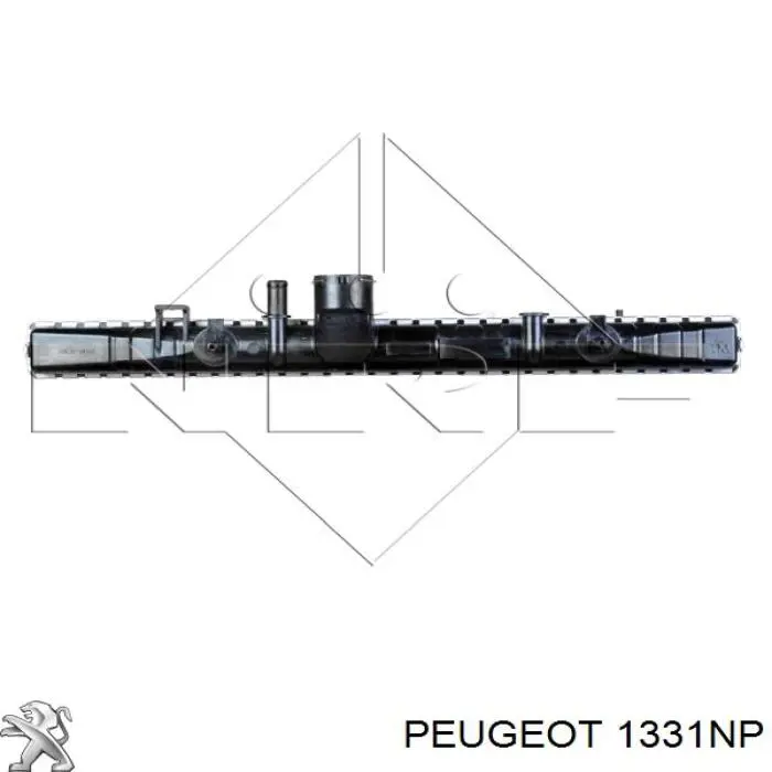 1331NP Peugeot/Citroen радіатор охолодження двигуна
