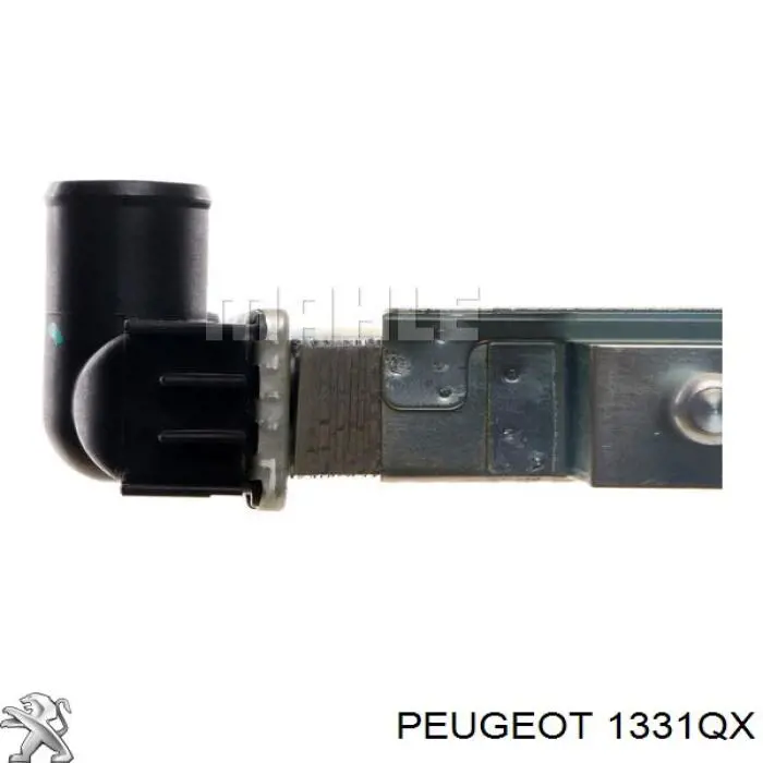 1331QX Peugeot/Citroen Радіатор охолодження двигуна